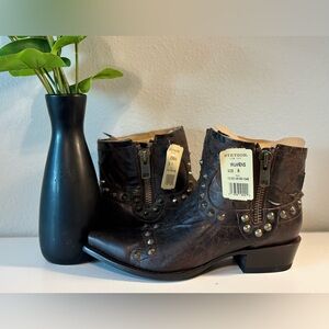 NWT-Stetson Women s Shelby Work Boot Brown-Women’s Size 8